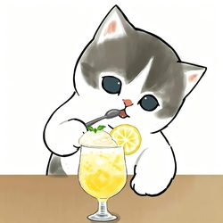 猫咪吃冰淇淋搞怪头像 搞怪风微信头像