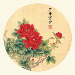 国画吉祥寓意头像合集 手绘风微信头像