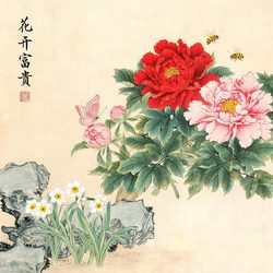 工笔重彩国画头像合集 手绘风微信头像