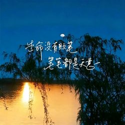 生命没有败笔头像 感悟风微信头像