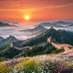 中国名胜壮丽风景头像合集 风景风微信头像