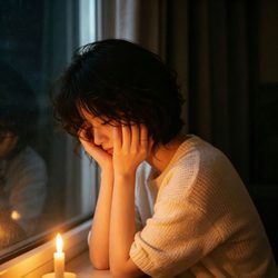 暖烛氛围感短发女生头像 潮流风微信头像