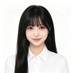 黑长直知性甜美女头 治愈风微信头像