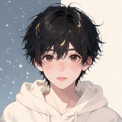 半写实日系动漫风男生头像合集 动漫风微信头像