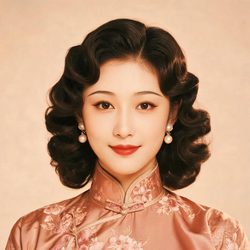民国旗袍老上海复古头像合集 复古风微信头像