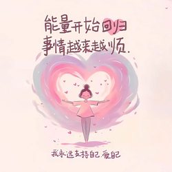 能量开始回归 事情越来越顺 运势头像微信头像