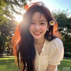 雏菊少女的阳光花园 潮流风微信头像