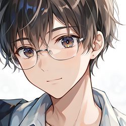 高级氛围感男生头像 动漫风微信头像
