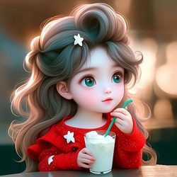 女生头像 卡通风微信头像