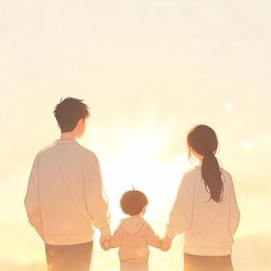 温馨一家三口亲情头像合集 亲情风微信头像
