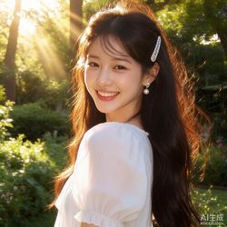 雪纺少女的阳光花园 潮流风微信头像
