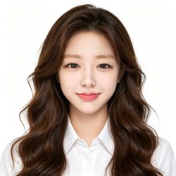 兔发夹甜美少女头像 治愈风微信头像