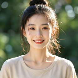 元气治愈写实女生微信头像 潮流风微信头像