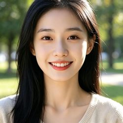 阳光女生实拍人像微信头像 潮流风微信头像