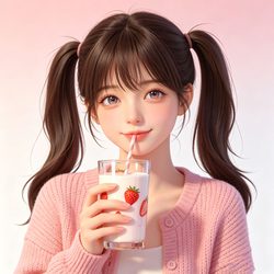 女生头像动漫 卡通风微信头像