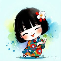 夏日雏菊少女 · 卡通风头像合集 卡通风微信头像