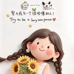 努力成为一个很哇噻的人 励志头像微信头像