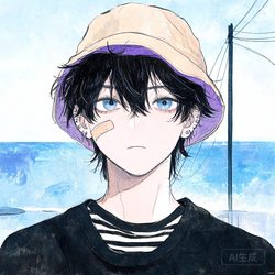 街头日漫厌世少年头像 动漫风微信头像