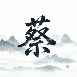 水墨书法姓氏头像合集 姓氏头像微信头像