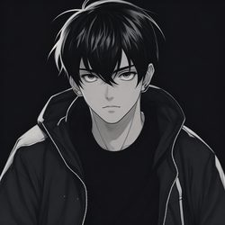 高冷男生头像 动漫风微信头像