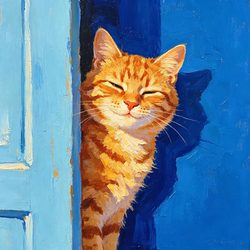 可爱橘猫头像 宠物风微信头像