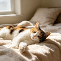 窗边小猫，偷望整片星光 宠物风微信头像