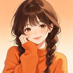 干净清新日系女生动漫头像 动漫风微信头像