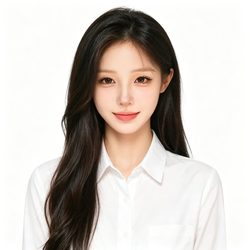 草帽珍珠甜美女头 治愈风微信头像