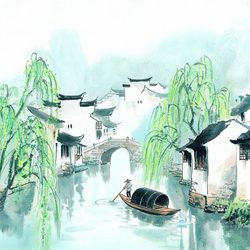 水彩风景手绘头像合集 手绘风微信头像