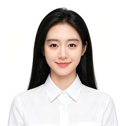 黑长直甜美餐厅女头 治愈风微信头像