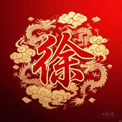国潮祥瑞姓氏头像合集 姓氏头像微信头像