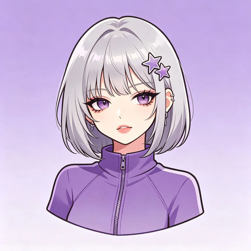 复古动漫风女生头像