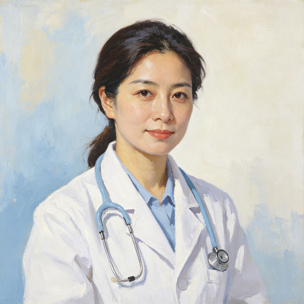 医生油画
