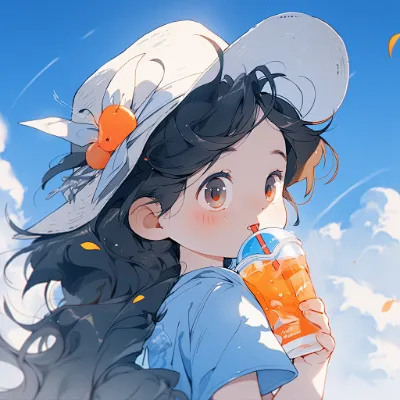日本风格动漫人物小女孩