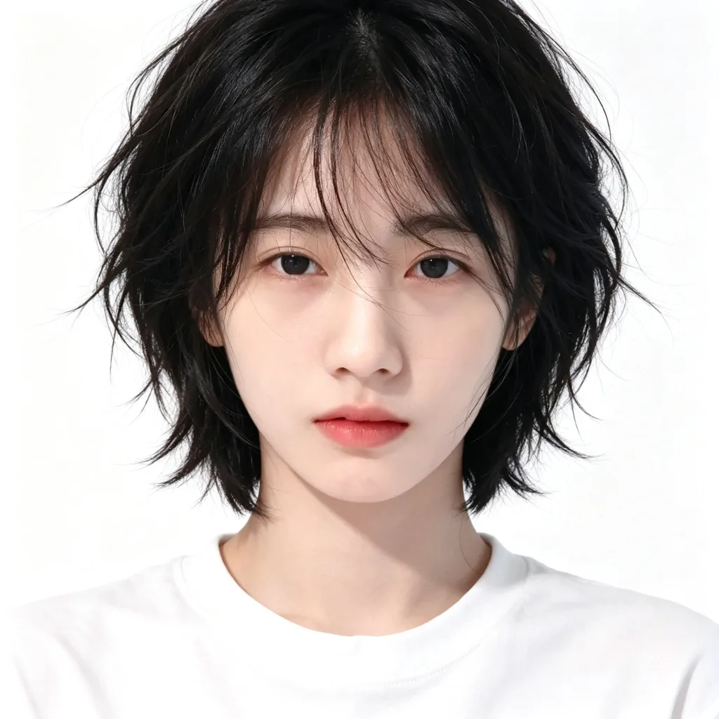 短发中性清冷女头