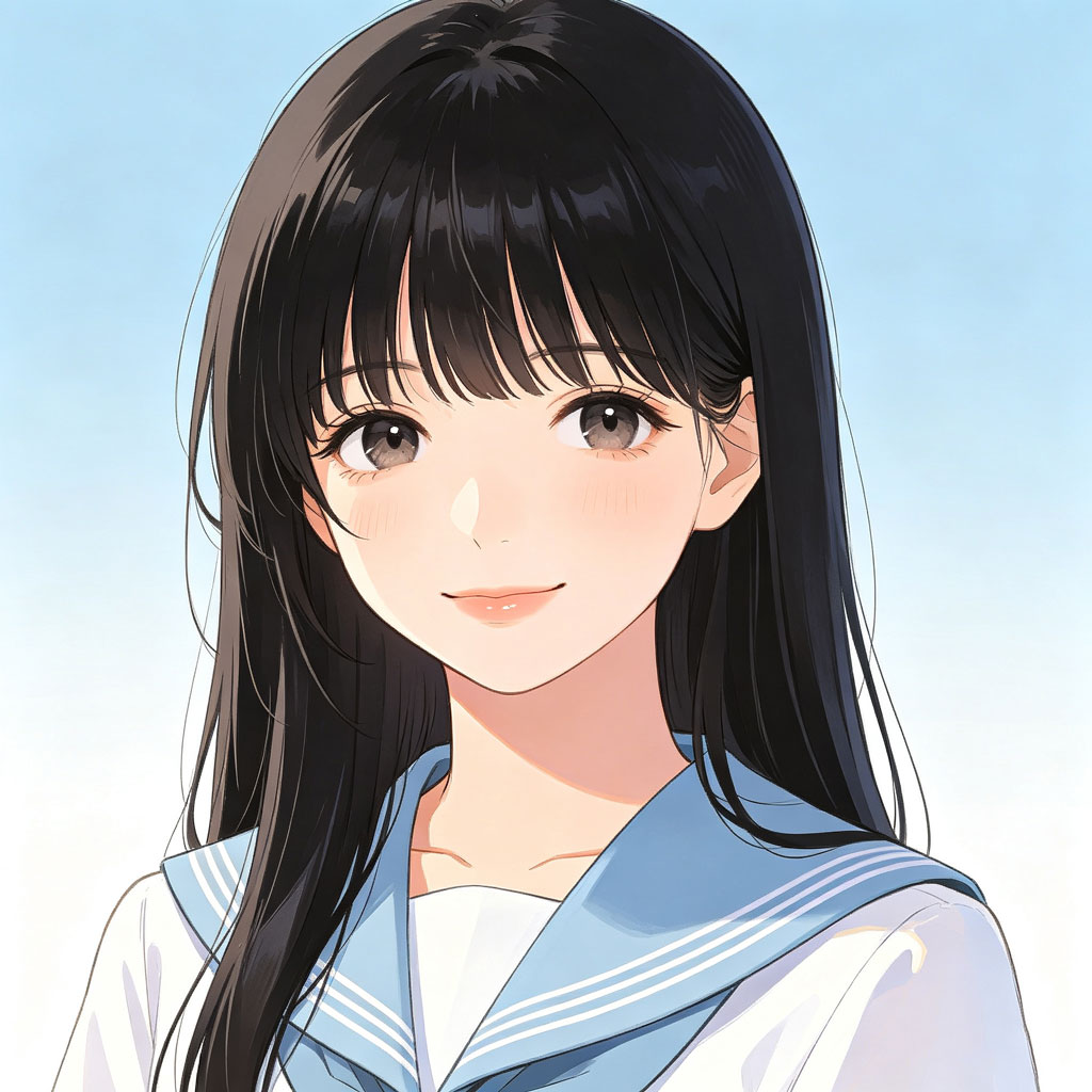 软萌日系少女二次元头像