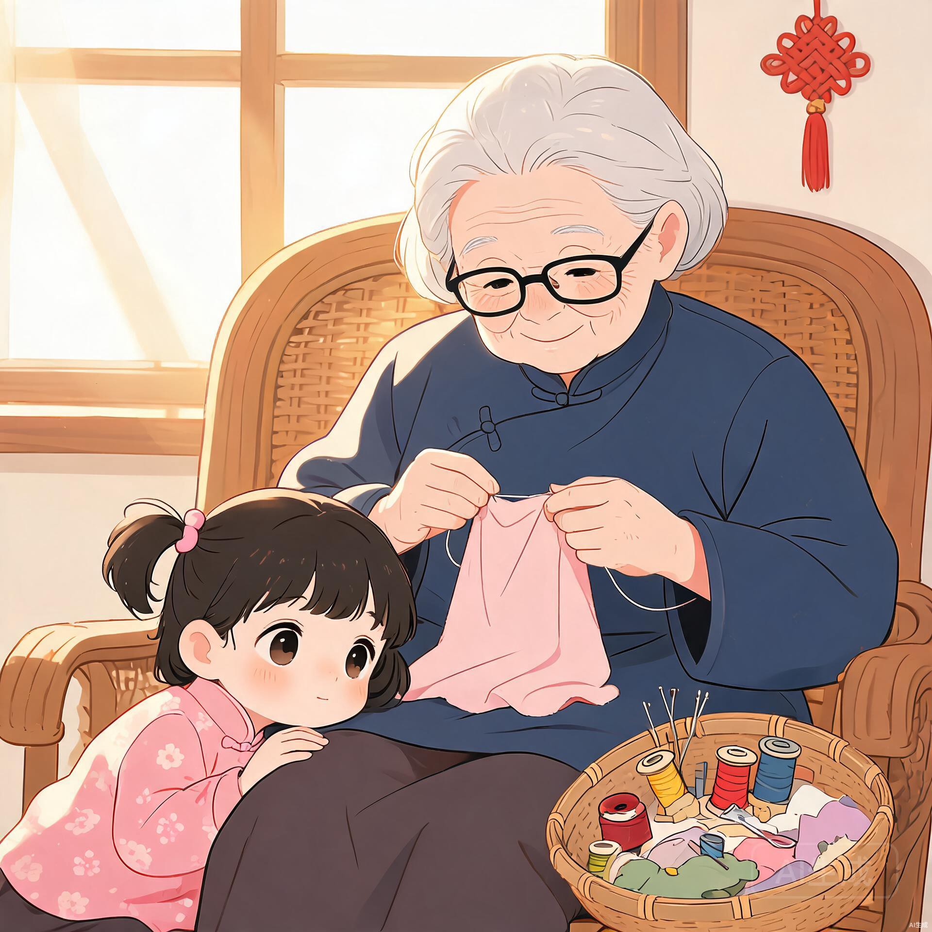 祖孙情深亲情头像合集