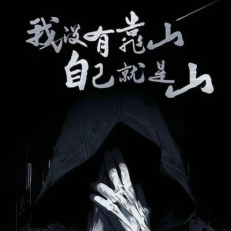 我没有靠山 自己就是山