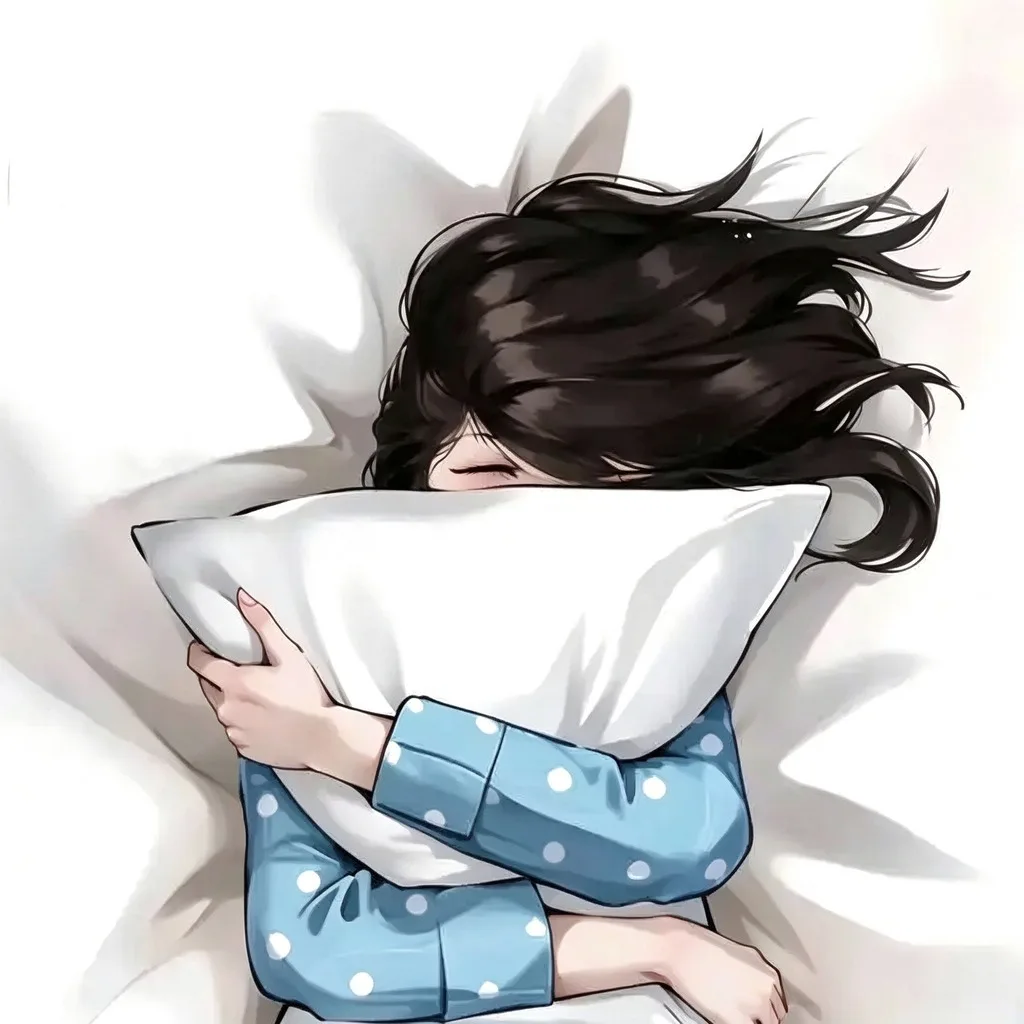 睡衣抱枕安睡女头