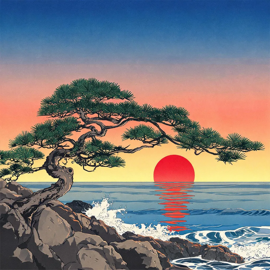 日式浮世绘风景头像合集