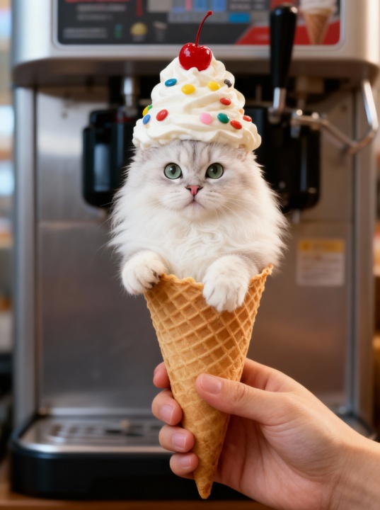 冰激凌猫咪头像