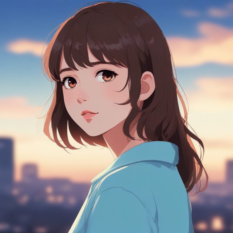 新海诚风梦幻少女头像