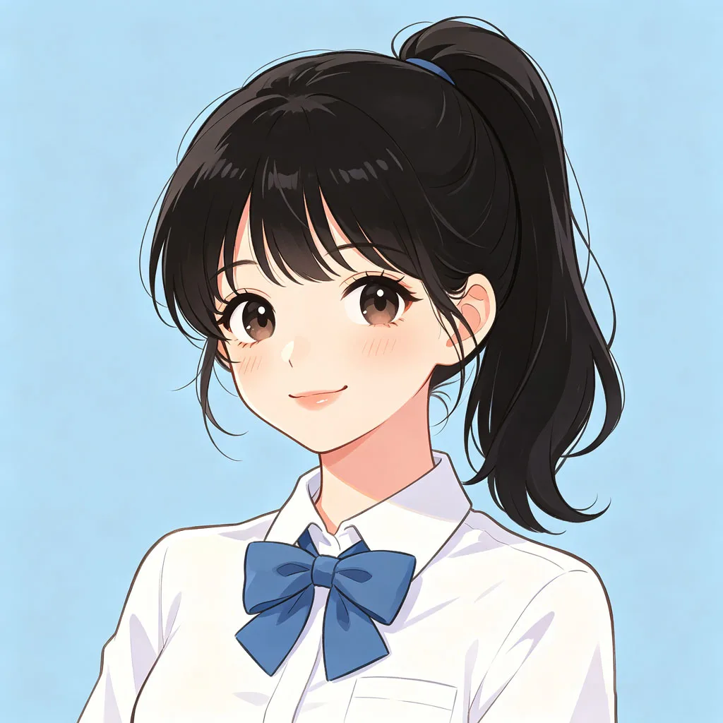 清新治愈系女生卡通头像