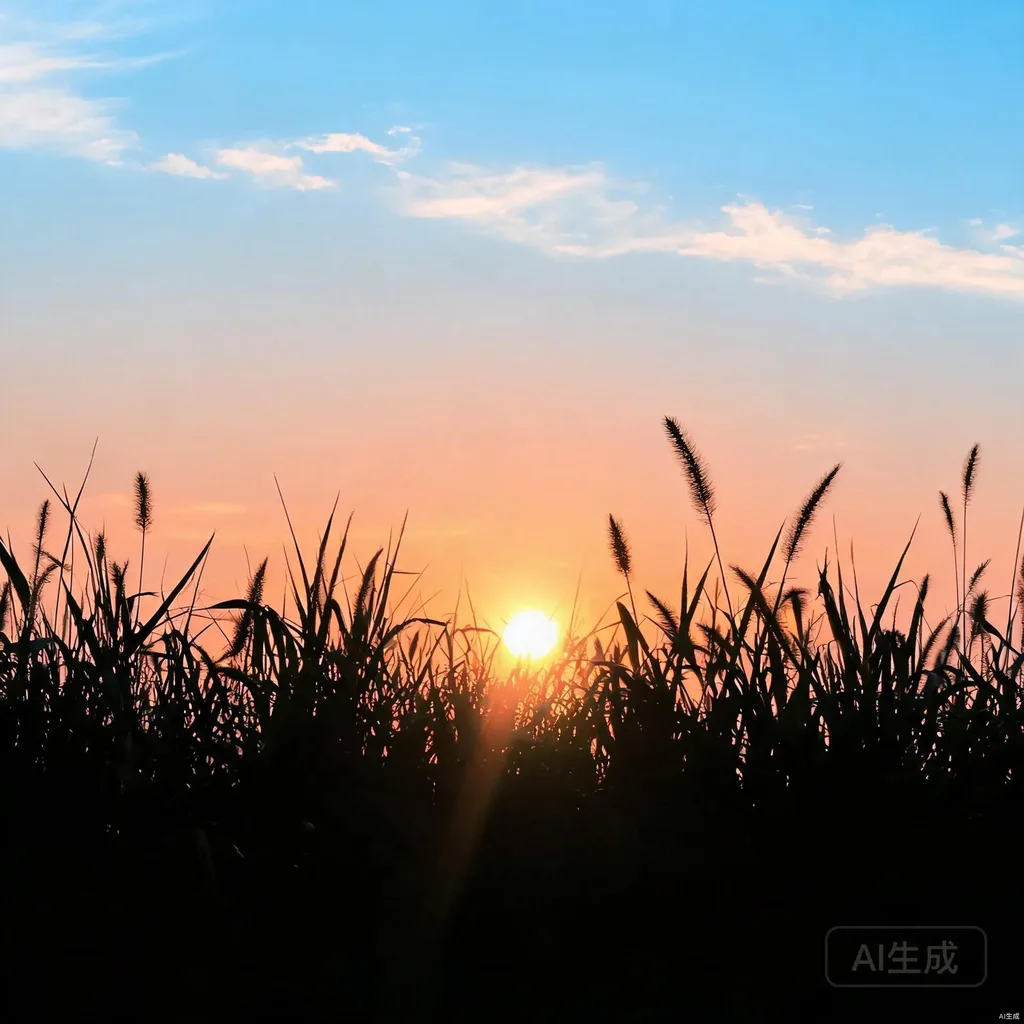 日落逆光剪影治愈风景头像合集