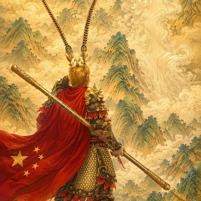 齐天大圣头像 悟空背影