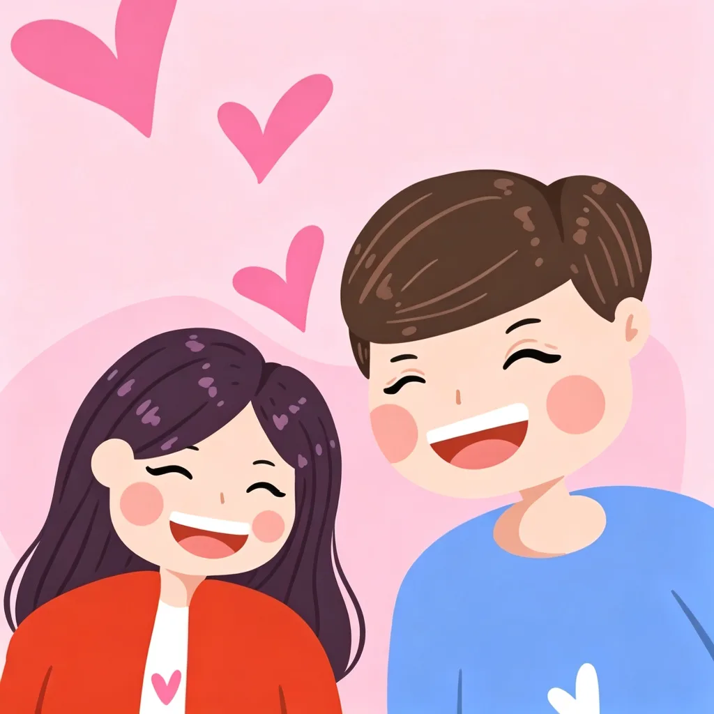 情侣微笑甜蜜头像