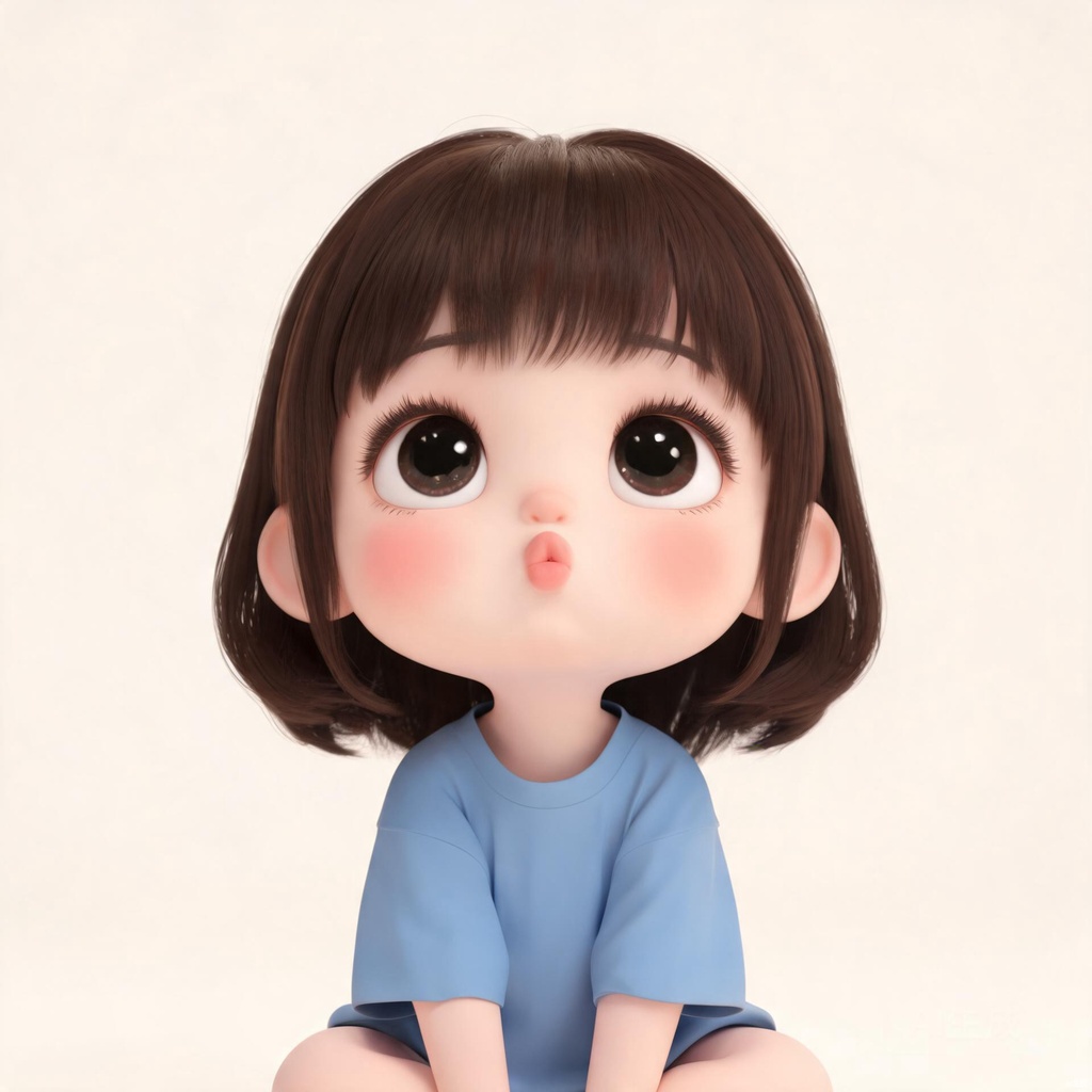 噘嘴萌娃Q版头像合集