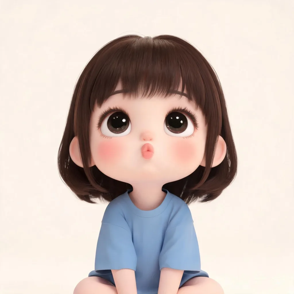 噘嘴萌娃Q版头像合集
