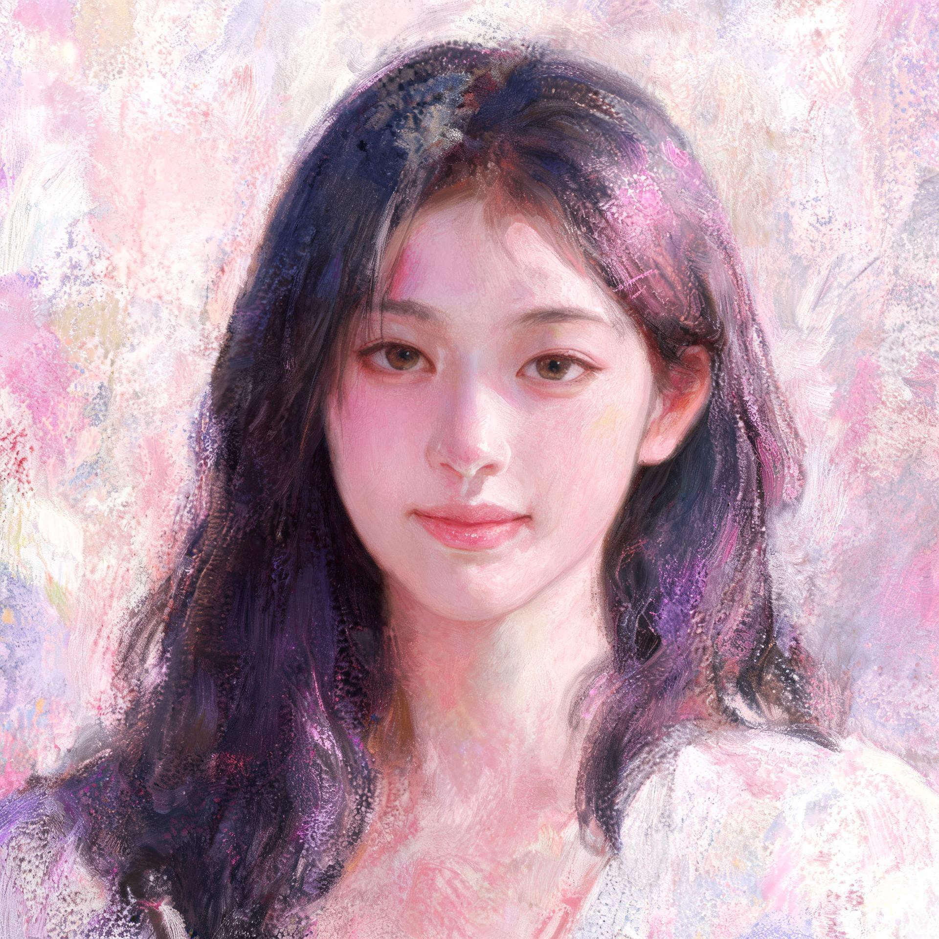 油画风艺术手绘头像合集