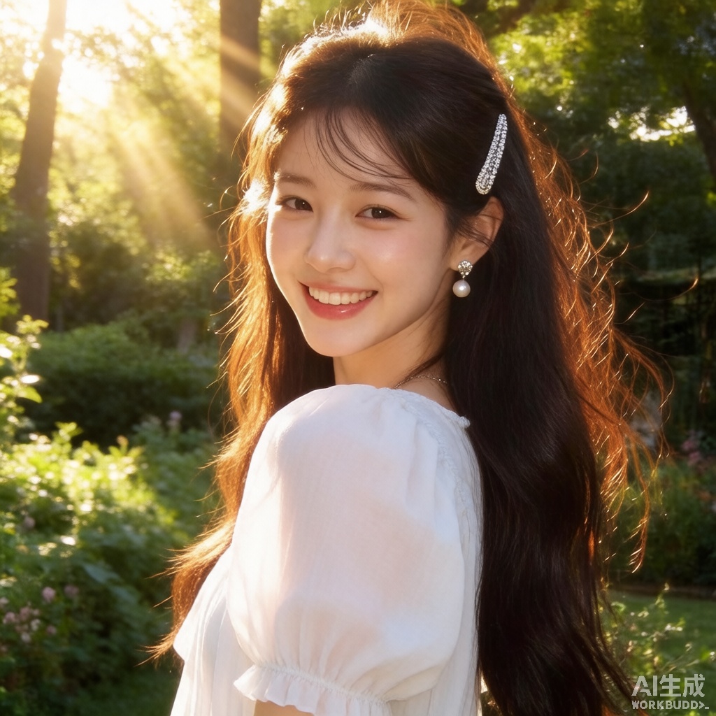 雪纺少女的阳光花园